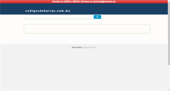 Desktop Screenshot of codigosdebarras.com.mx